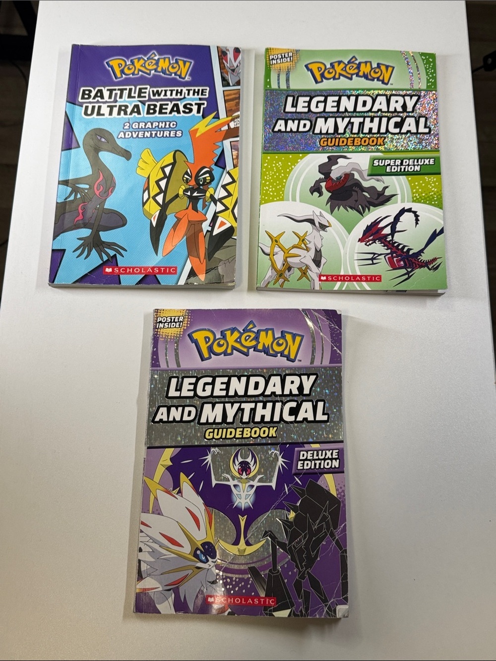 Pokémon Legendary & Mythical Guidebook + Battle with the Ultra Beast Set